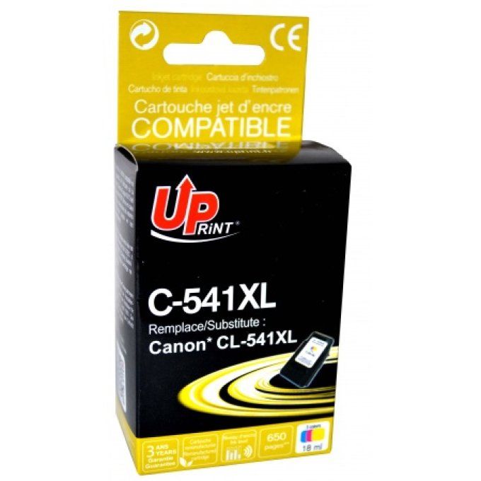UPRINT CARTOUCHE REMANUFACTUREE CANON CL541XL-COULEUR